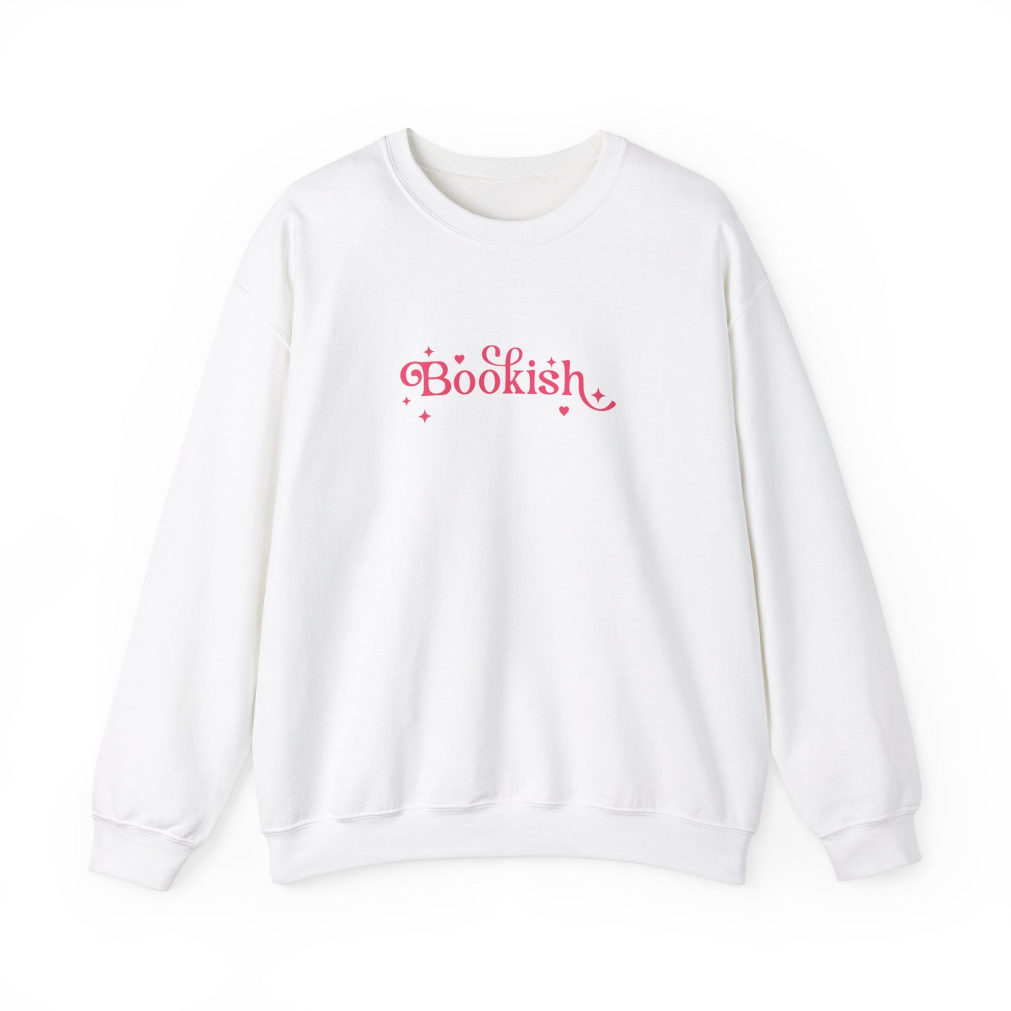 Bookish Crewneck Sweatshirt- white