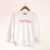 Bookish Crewneck Sweatshirt- white