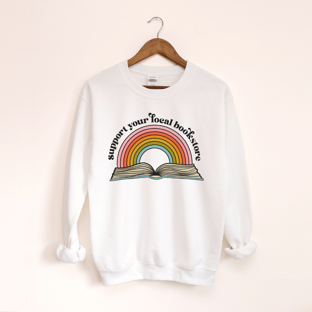 Support Your Local Bookstore Crewneck Sweatshirt