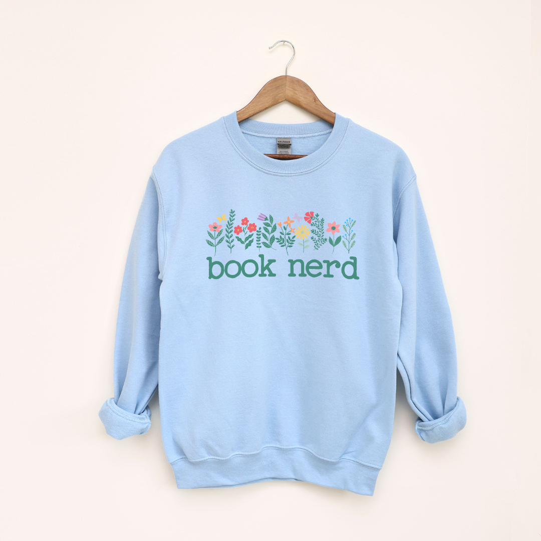 Book Nerd Crewneck Sweatshirt