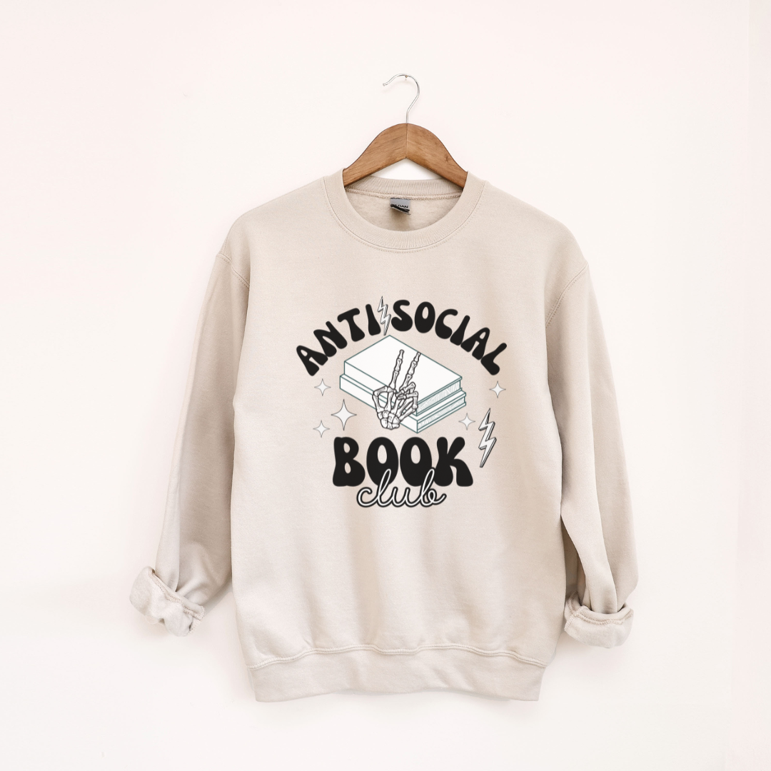 Anti-Social Book Club Crewneck Sweatshirt