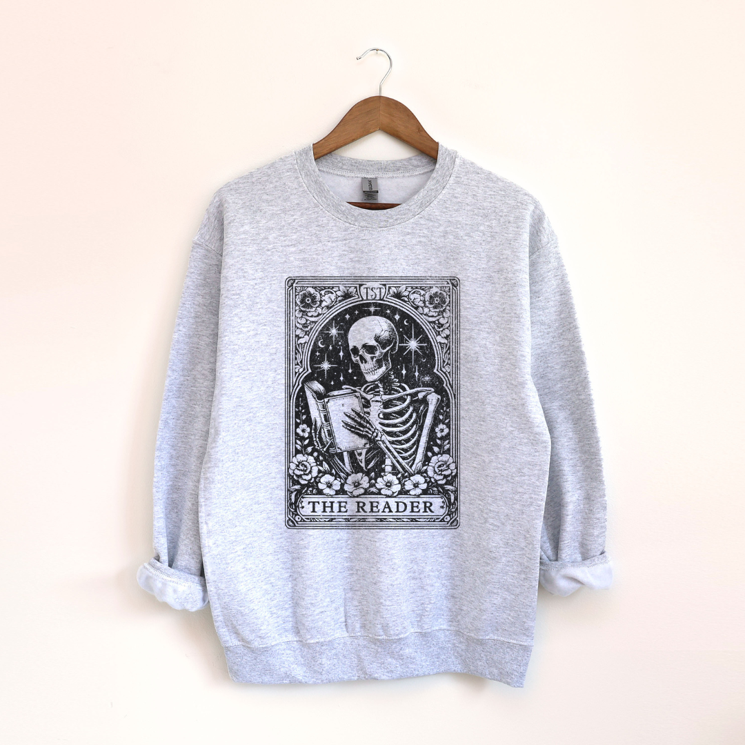 The Reader Tarot Card Crewneck Sweatshirt