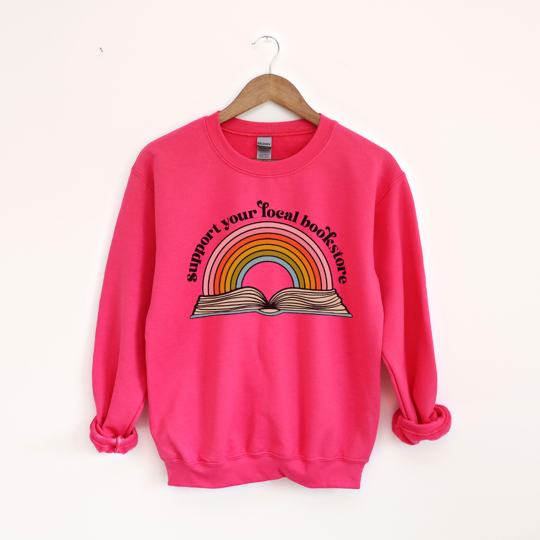 Support Your Local Bookstore Crewneck Sweatshirt