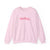 Bookish Crewneck Sweatshirt- Light Pink