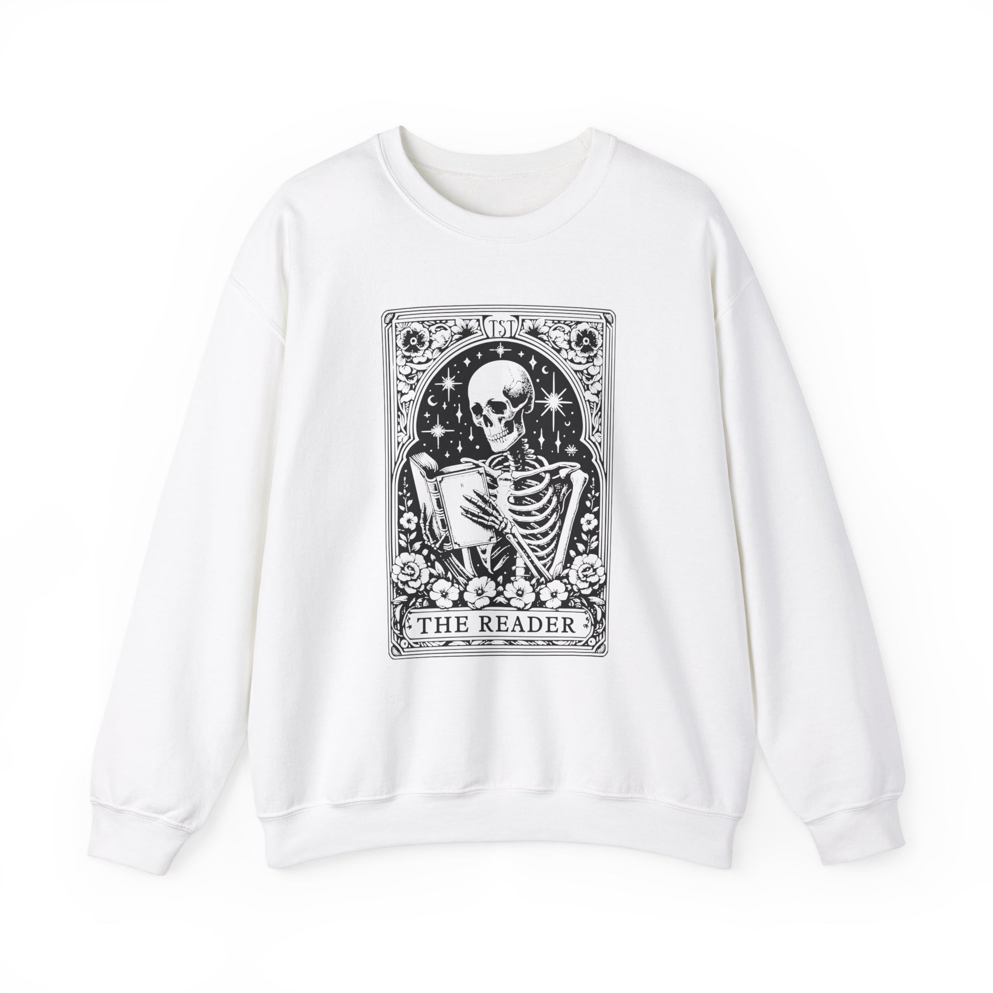 The Reader Tarot Card Crewneck Sweatshirt