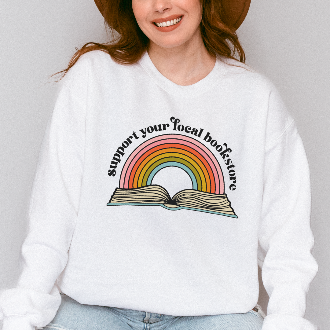 Support Your Local Bookstore Crewneck Sweatshirt