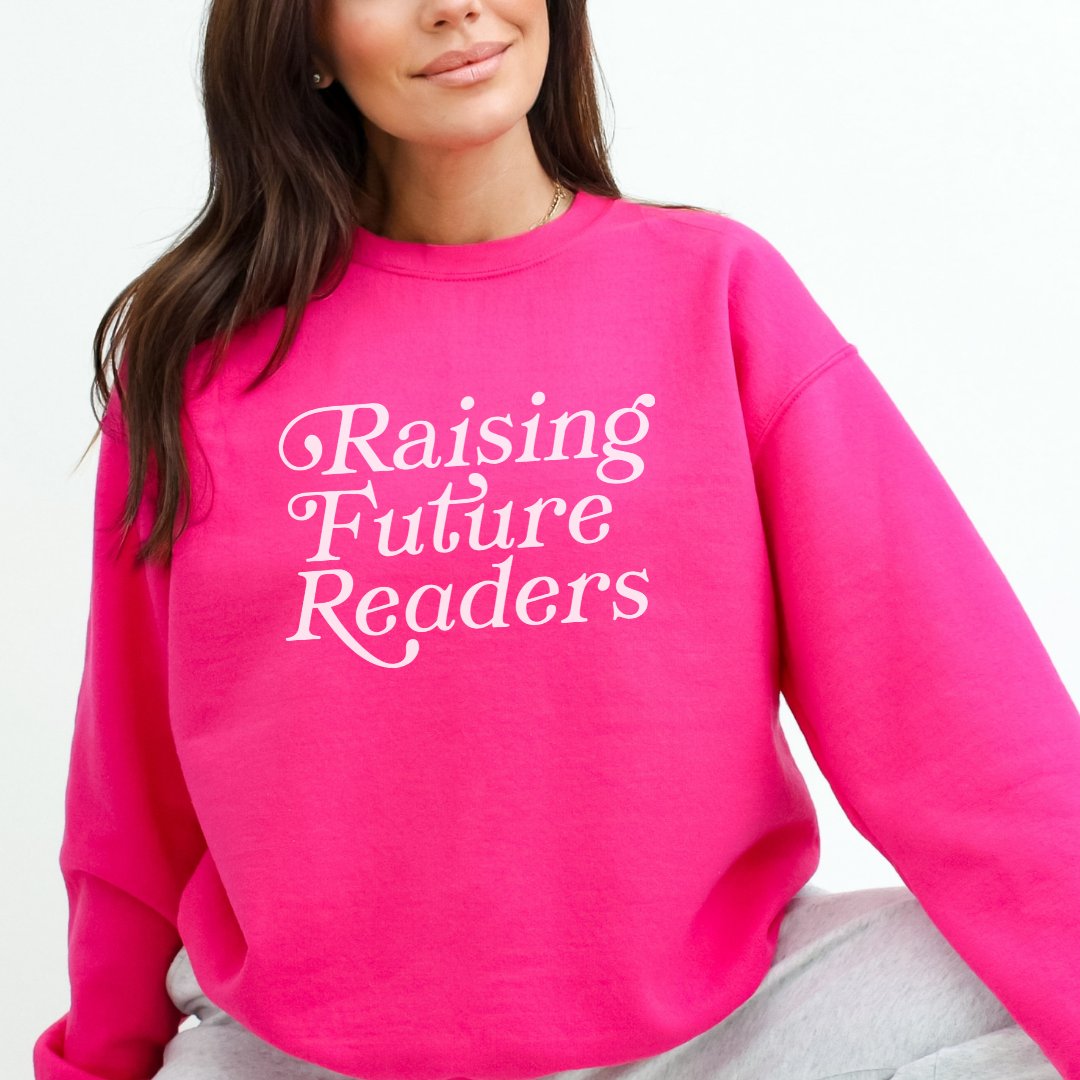 Raising Future Readers Crewneck Sweatshirt