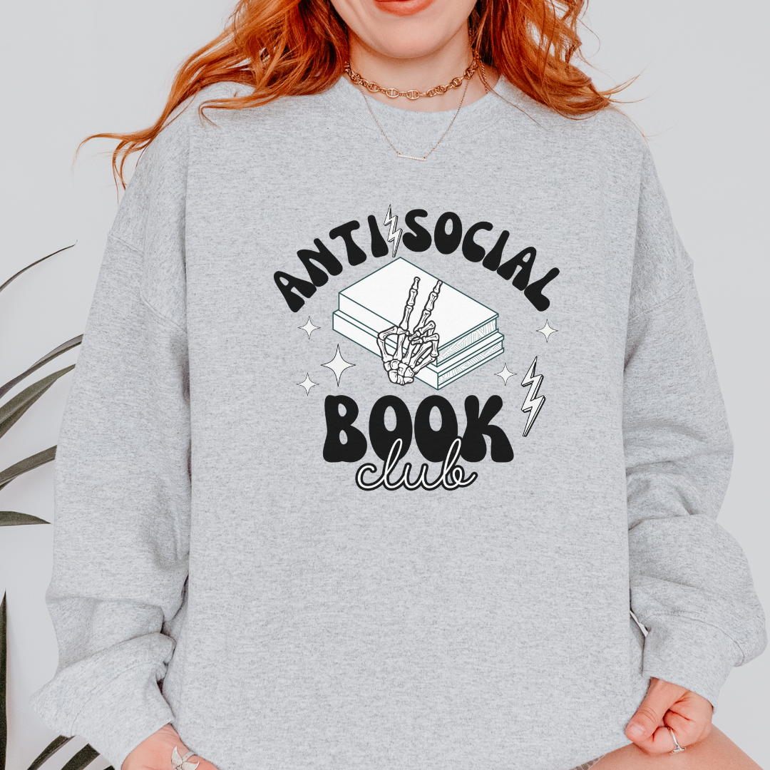 Anti-Social Book Club Crewneck Sweatshirt