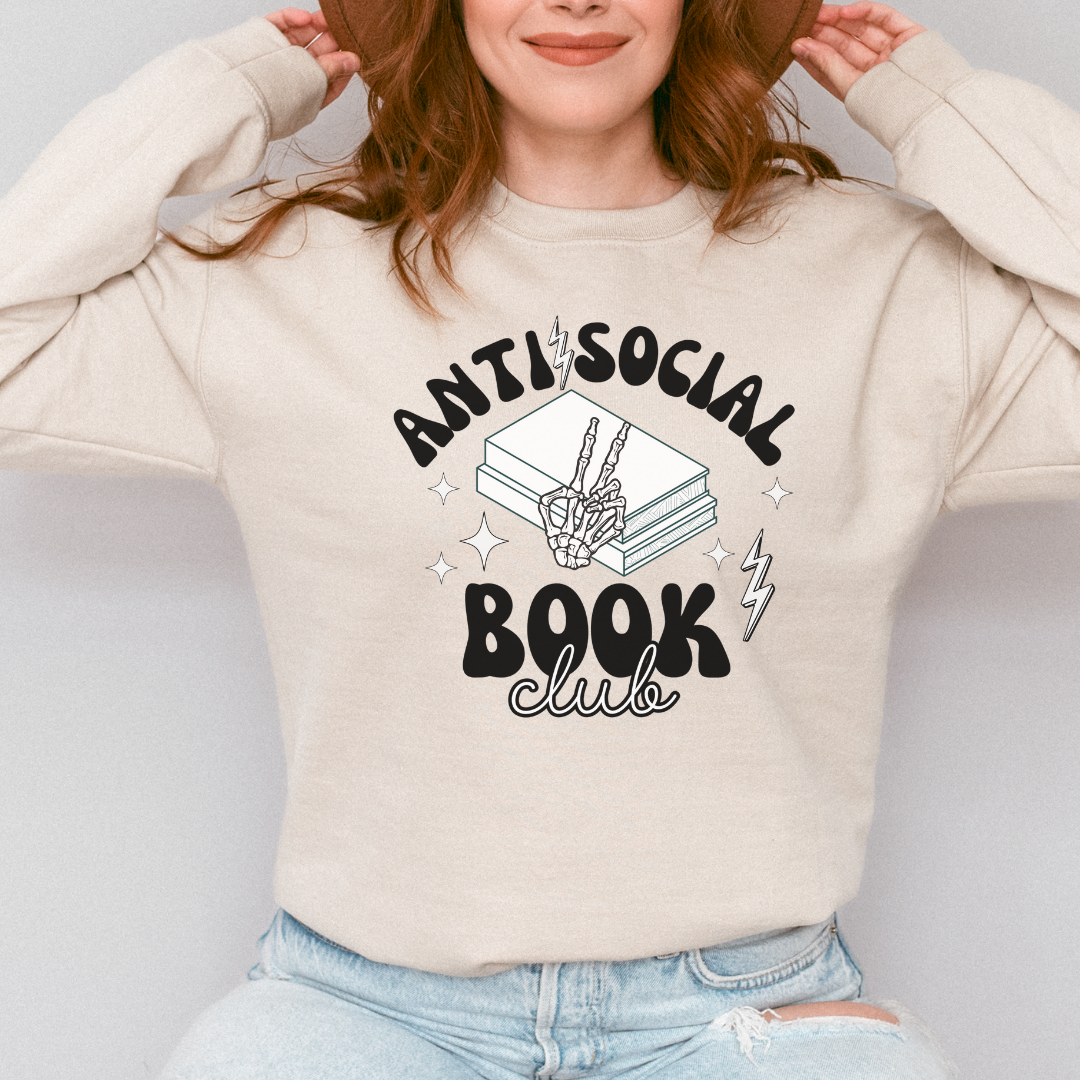 Anti-Social Book Club Crewneck Sweatshirt