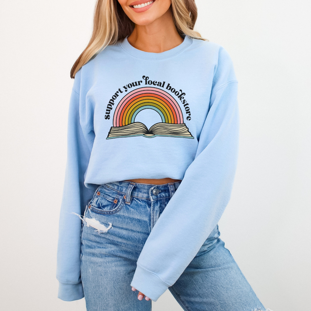 Support Your Local Bookstore Crewneck Sweatshirt