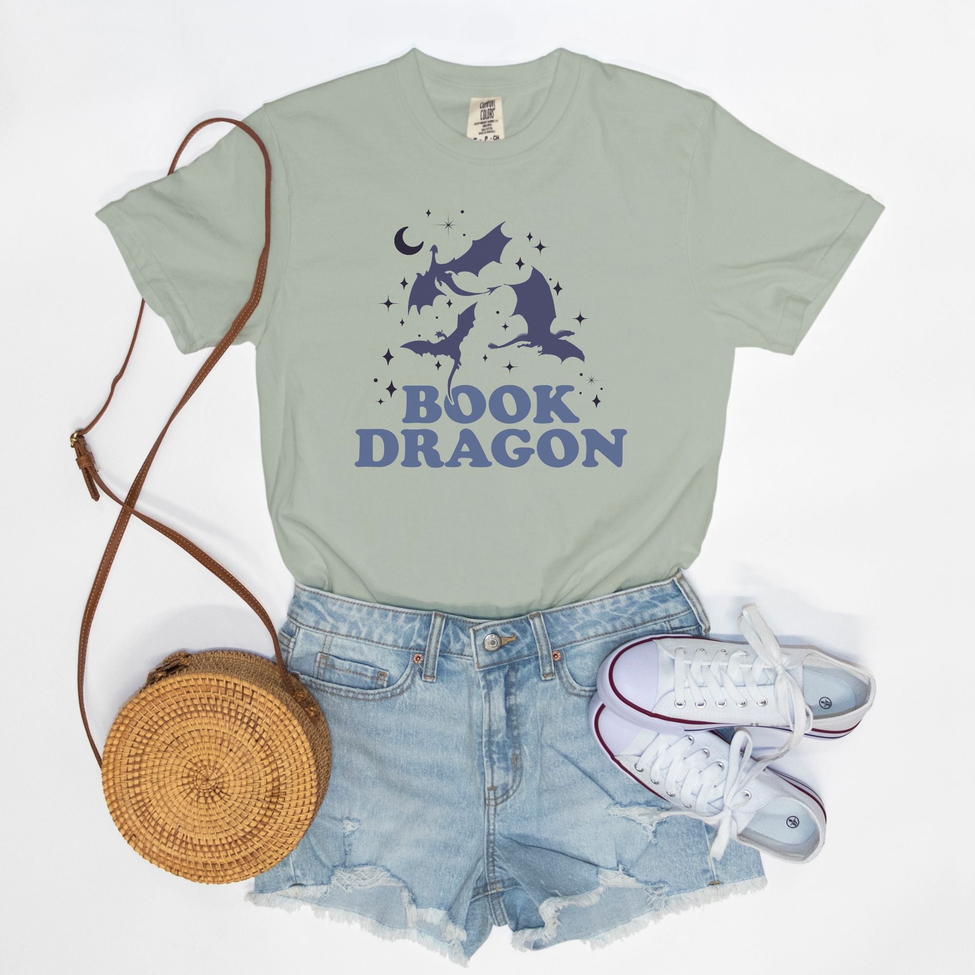 Book Dragon Comfort Colors T-shirt