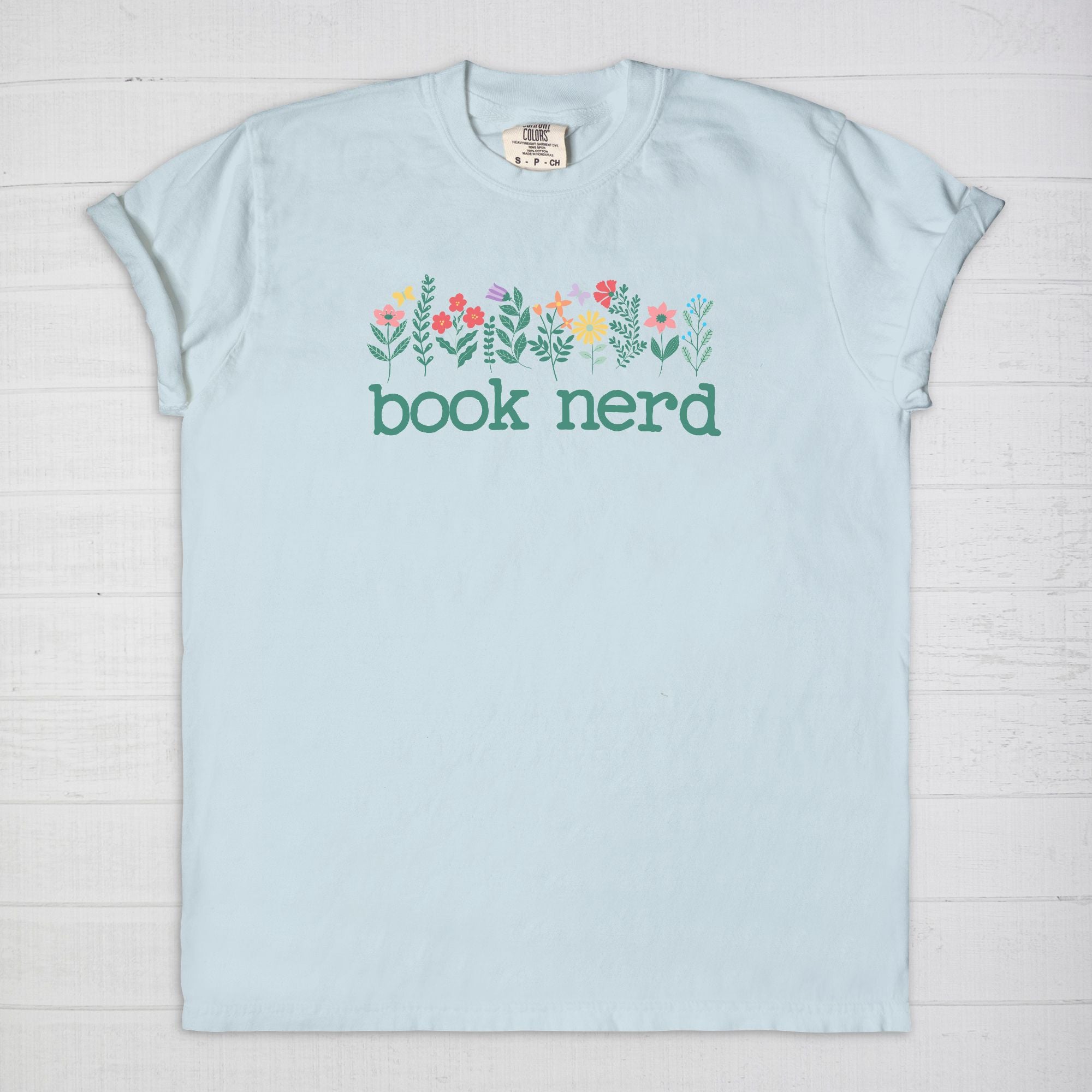 Book Nerd Comfort Colors T-shirt