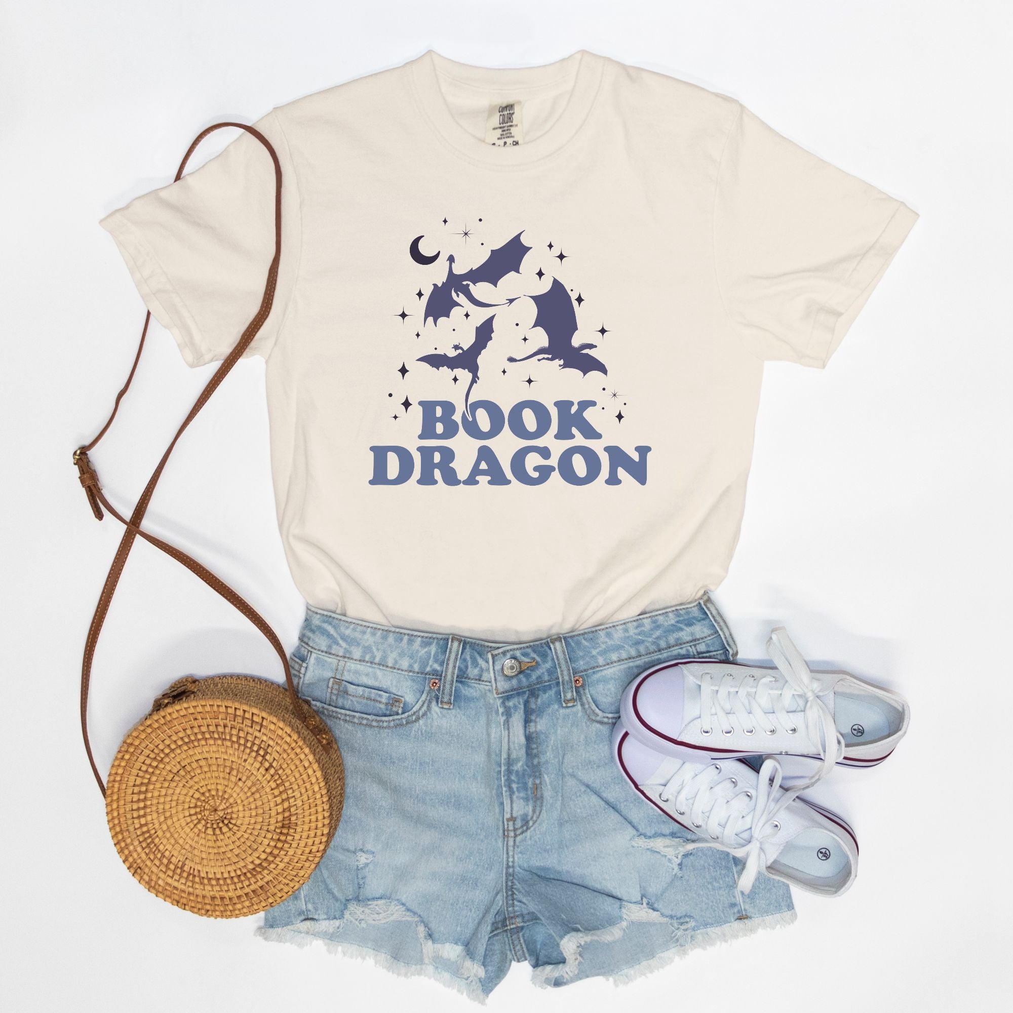 Book Dragon Comfort Colors T-shirt