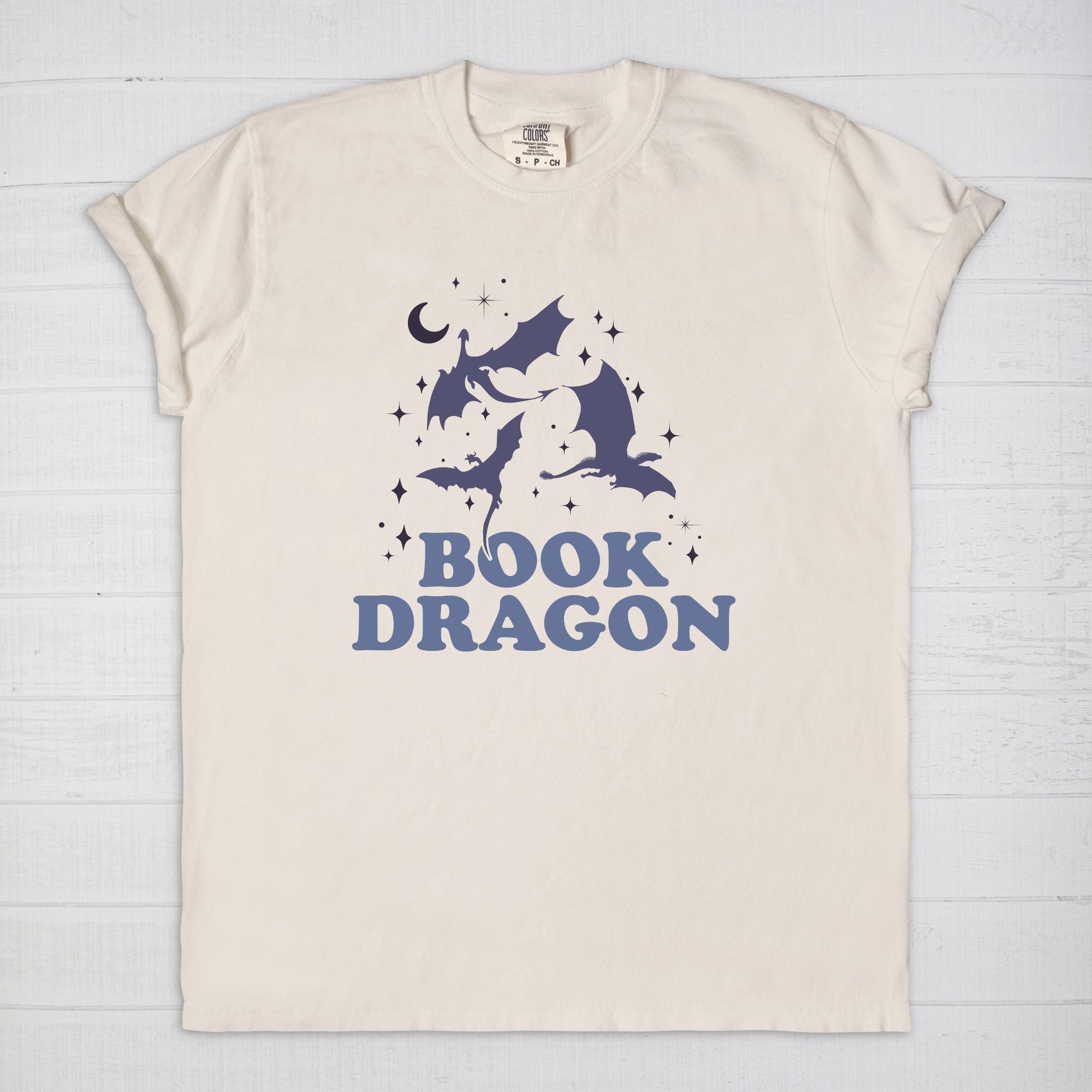 Book Dragon Comfort Colors T-shirt