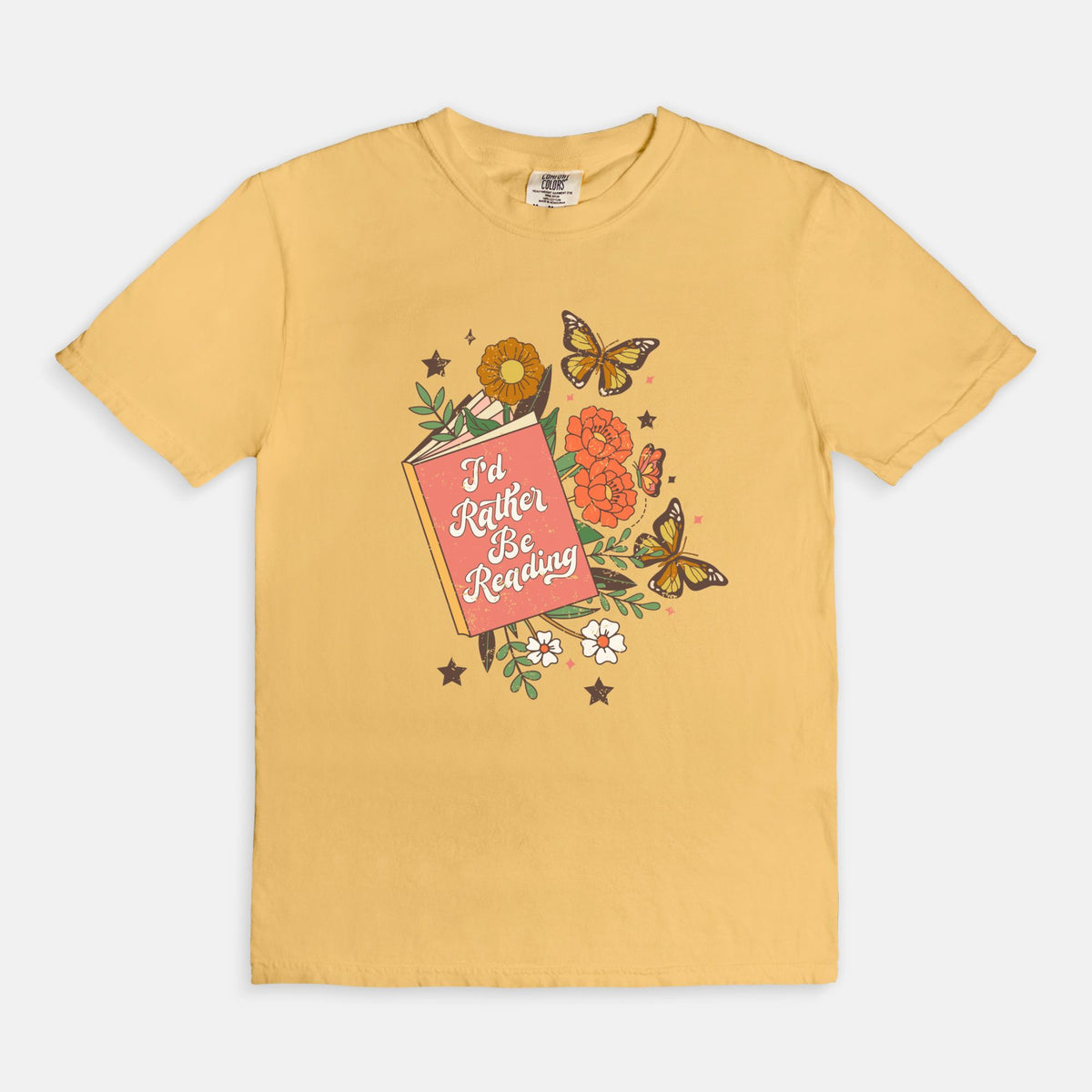 I&#39;d Rather Be Reading Comfort Colors T-Shirt