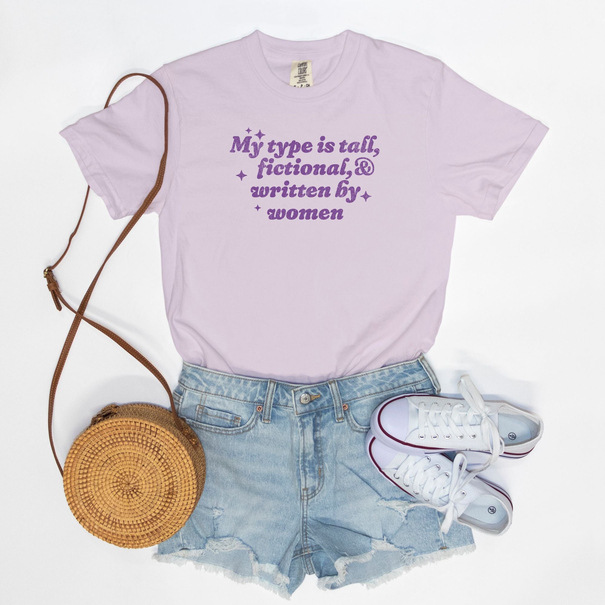 My Type Is Tall, Fictional, & Written By Women Comfort Colors T-shirt