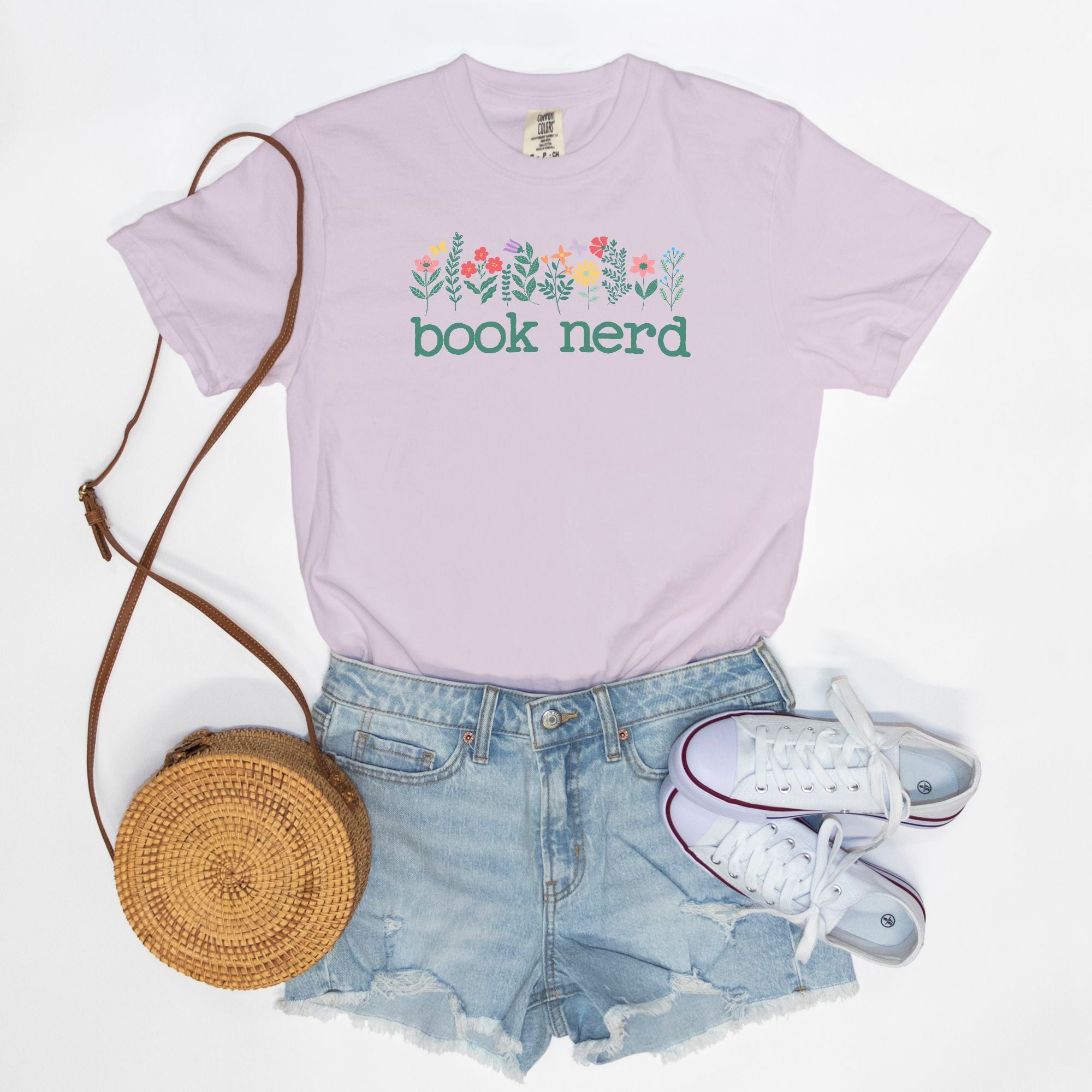 Book Nerd Comfort Colors T-shirt