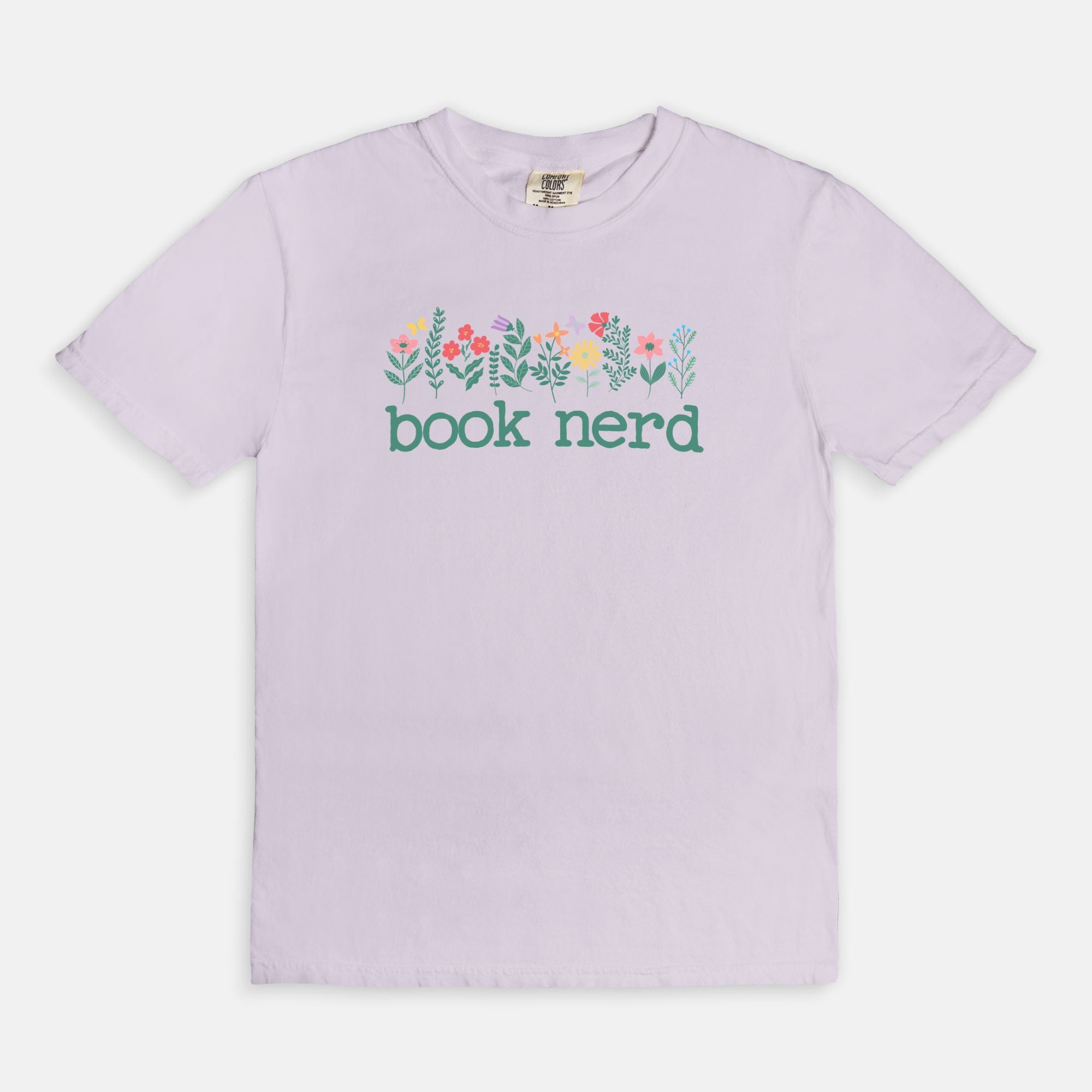 Book Nerd Comfort Colors T-shirt