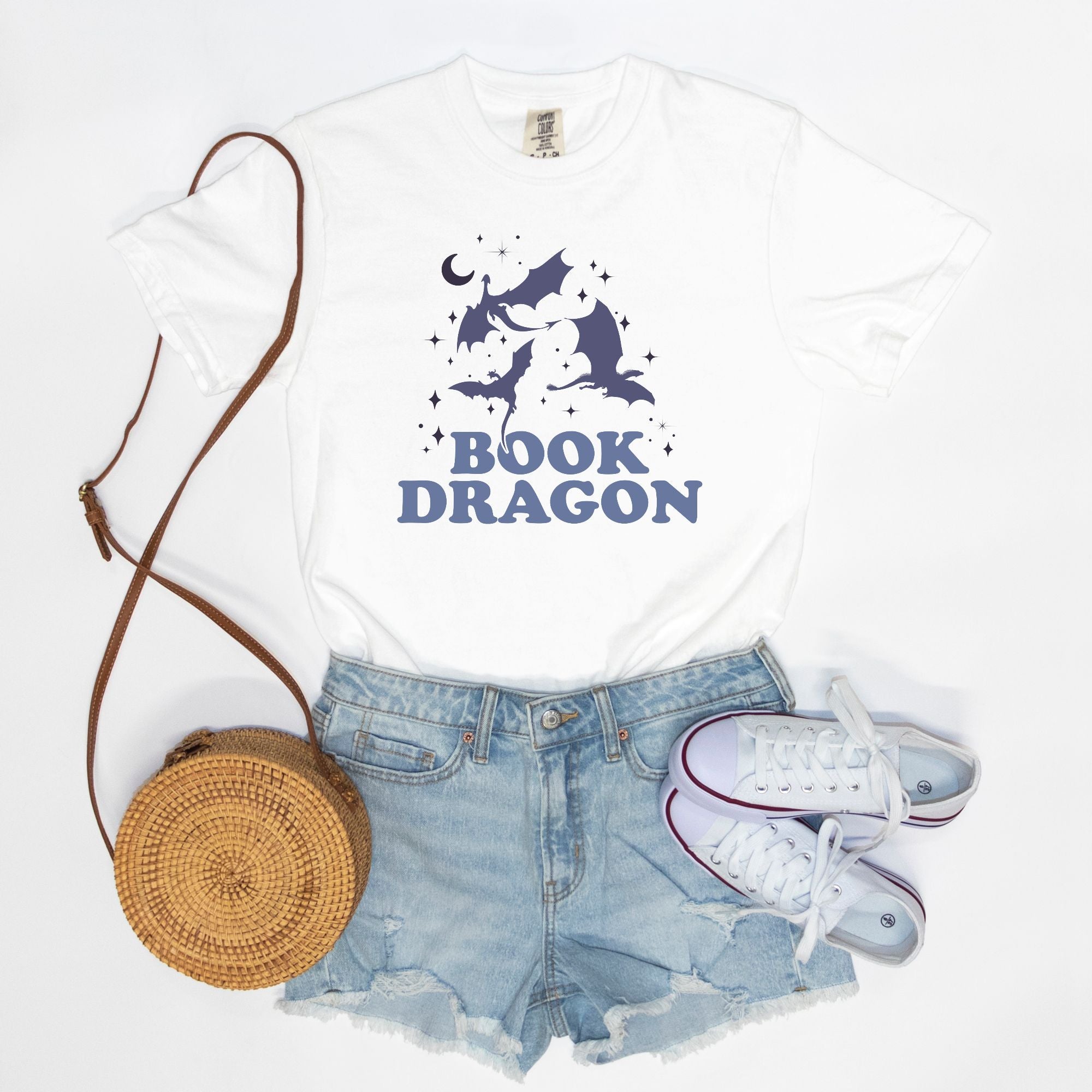 Book Dragon Comfort Colors T-shirt