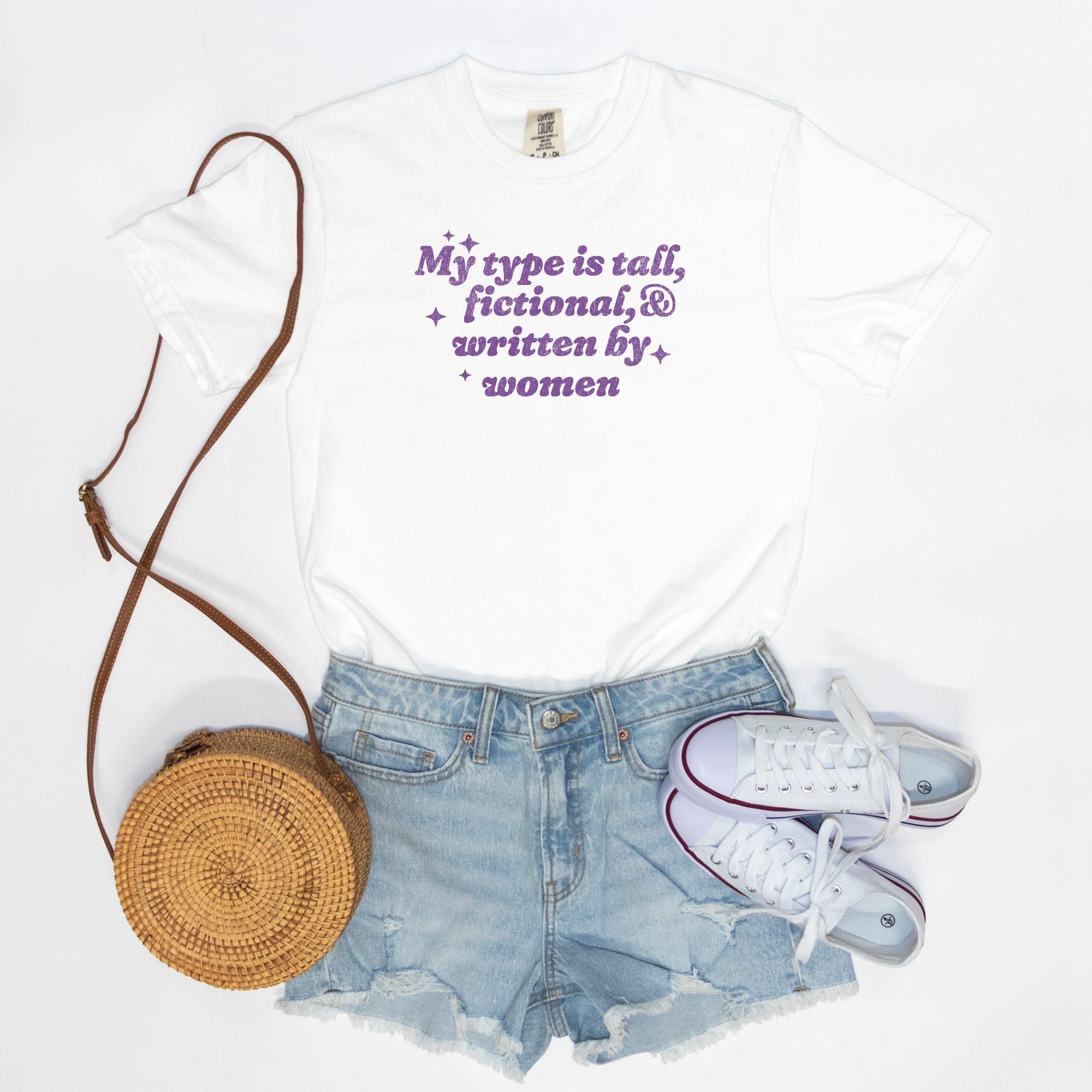 My Type Is Tall, Fictional, & Written By Women Comfort Colors T-shirt