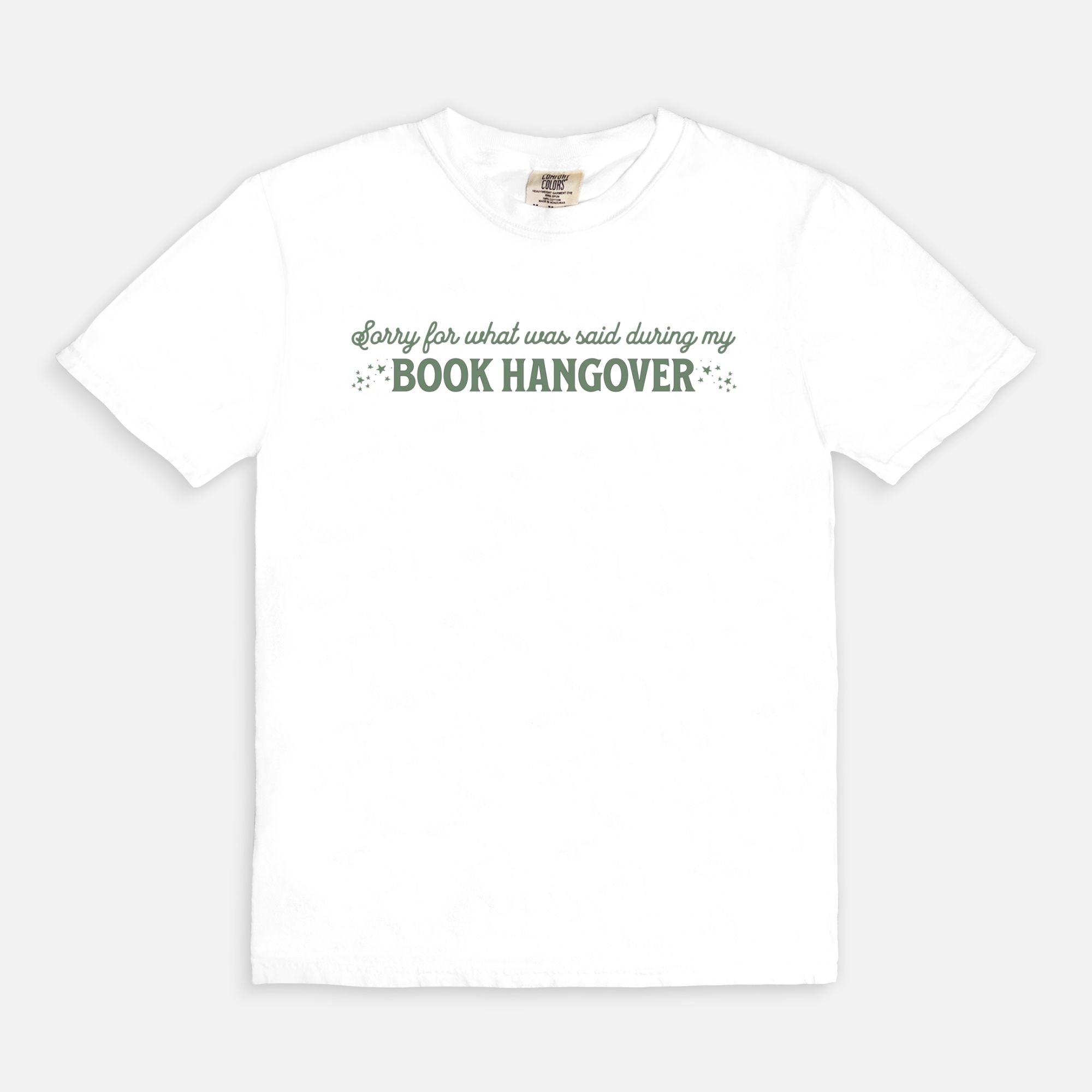 Sorry For What I Said During My Book Hangover Comfort Colors T-Shirt