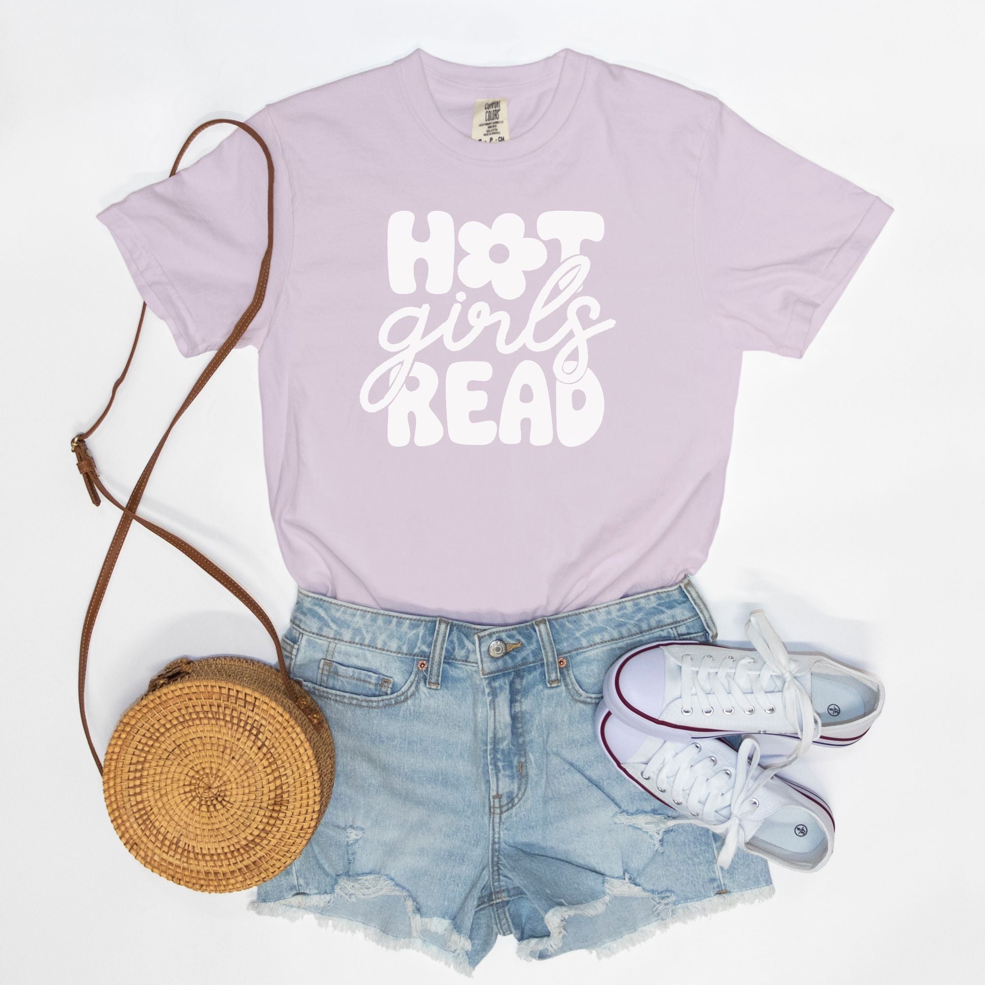 Hot Girls Read Comfort Colors Tee